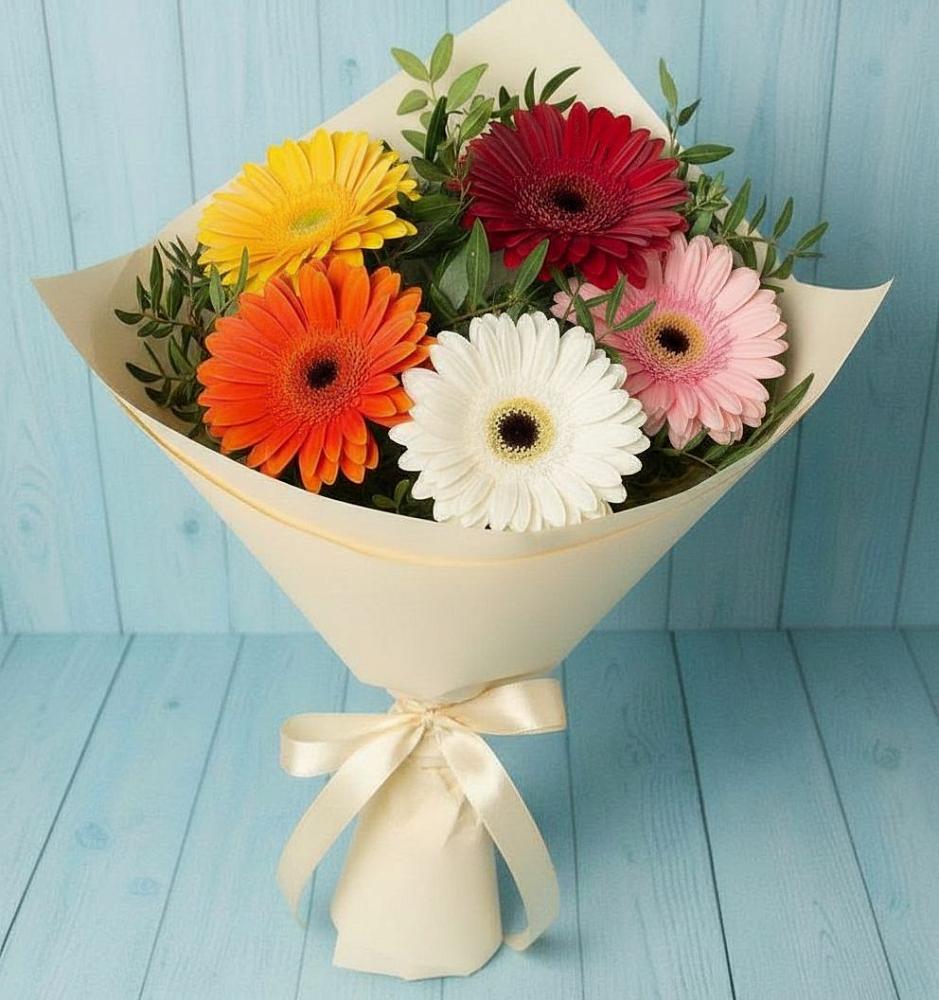 Букет цветов из: Герберы в Клину