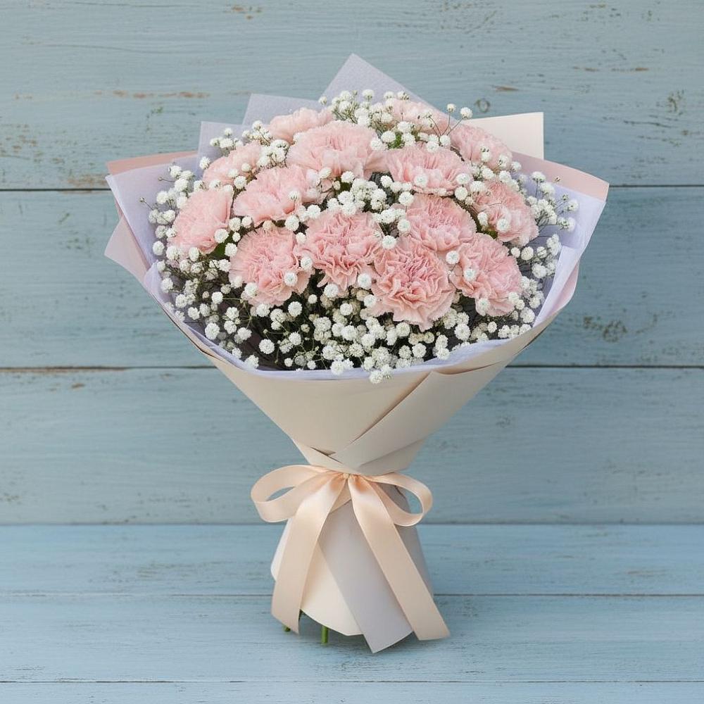 Букет цветов из: Гвоздики в Клину