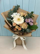 Букет цветов из:  Герберы и Хризантемы в Клину