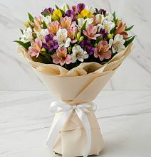 Букет цветов из:  Альстромерии #REPLACE_PRED# Клину