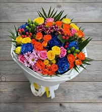 Букет цветов из:  Розы и Хризантемы в Клину