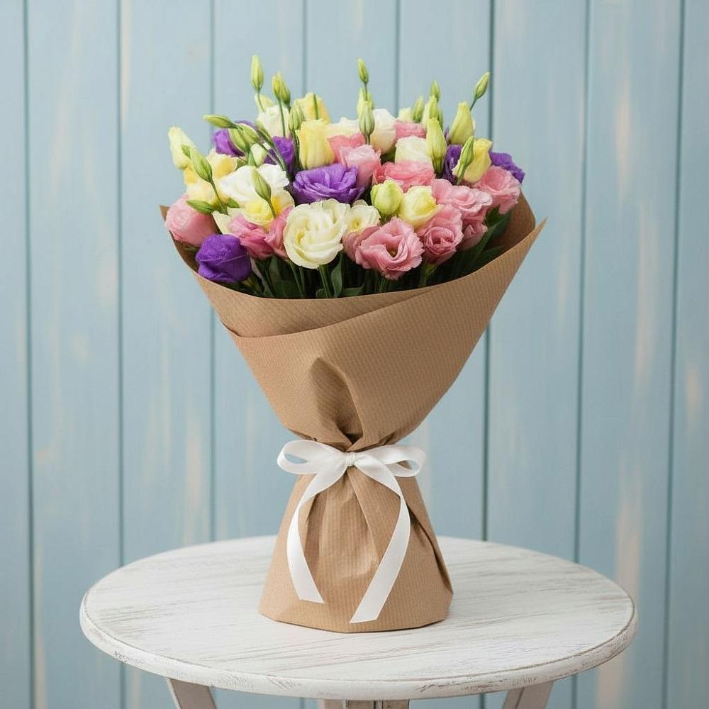 Букет цветов из: Лизиантусы в Клину