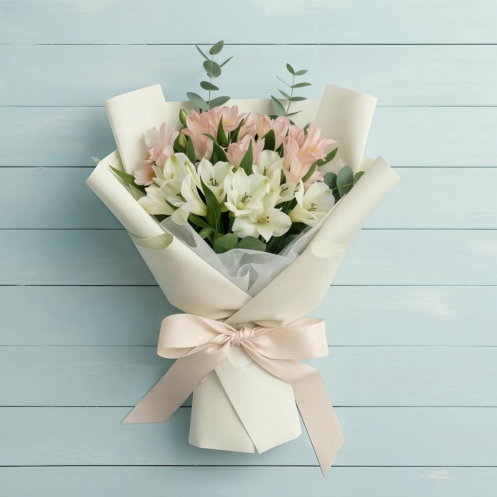 Букет цветов из: Альстромерии в Клину