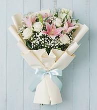 Букет цветов из:  Лилии в Клину